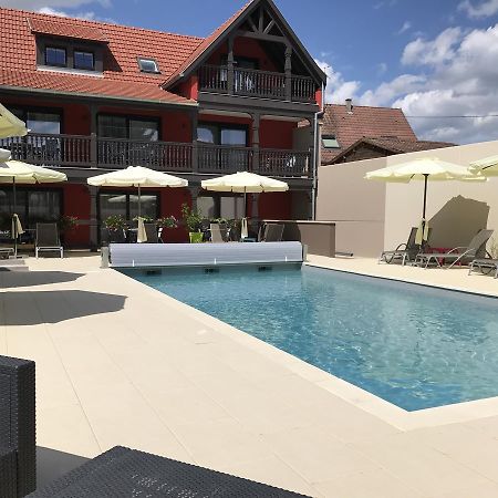 Au Soleil, Hotel Restaurant & Spa Valff 外观 照片