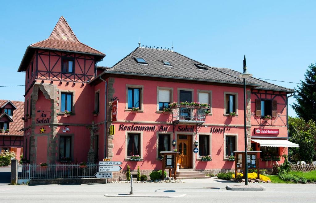 Au Soleil, Hotel Restaurant & Spa Valff 外观 照片