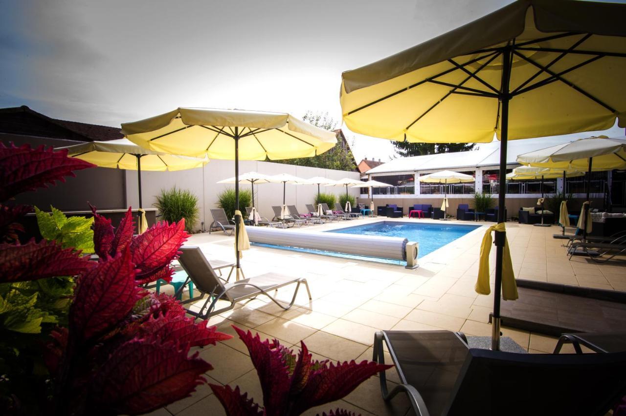 Au Soleil, Hotel Restaurant & Spa Valff 外观 照片