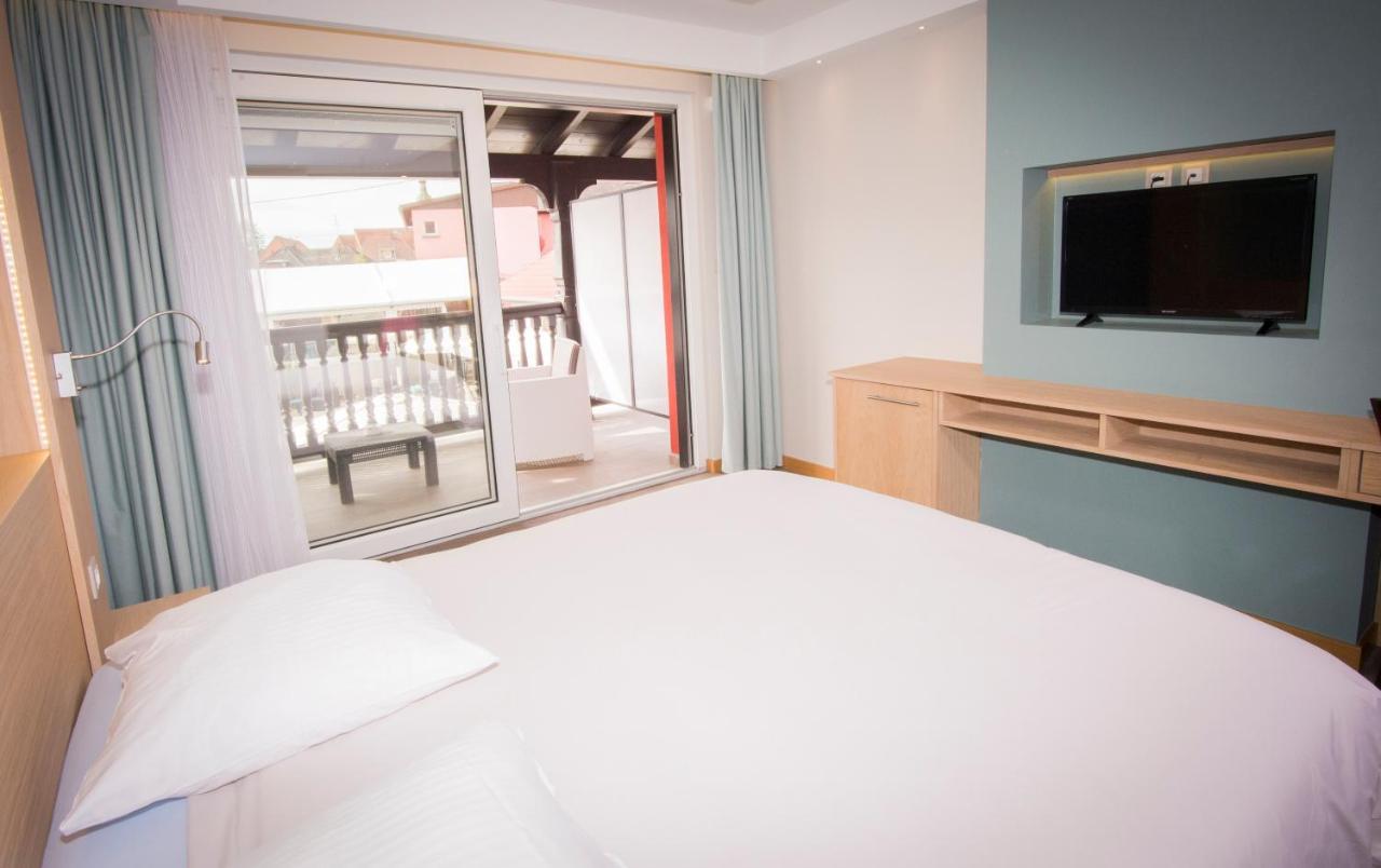 Au Soleil, Hotel Restaurant & Spa Valff 外观 照片